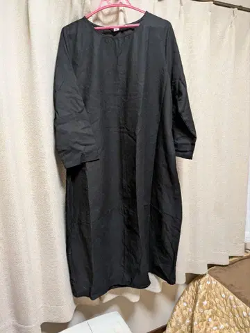 블랙 롱 원피스 2X 사이즈