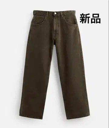 [새상품 ZARA] 그라데이션 데님 팬츠 다크 브라운 남성용 팬츠