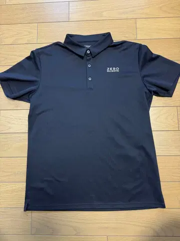 ZERO HALLIBURTON 피케 셔츠 2L 블랙