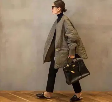 [ 미사용 새상품 ] 두지엠 클라세 CALUX QUILTED 자켓