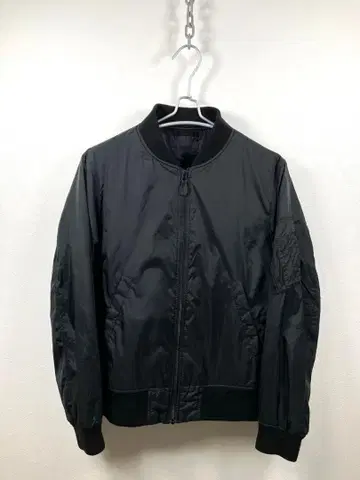 169 [새상품급] 유니클로 MA-1 블루종 블랙 M