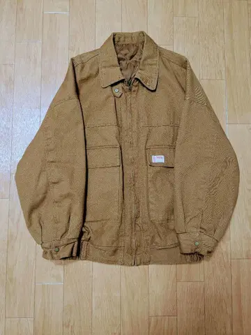 [ JaVa 자바 콜라보 ] 면 100% 충전솜 퀼팅 블루종