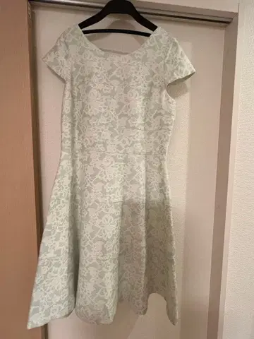 FABIA 레이스 패턴 원피스 파티 드레스 결혼식