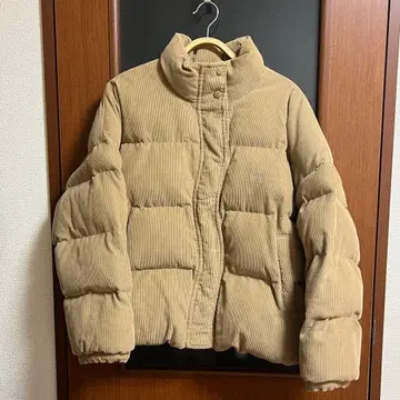 Eaphi corduroy puffy jacket short