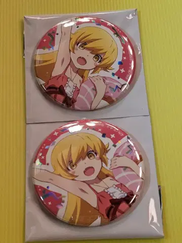 샤프트전 랜덤 금박 캔뱃지 모노가타리 시리즈 오시노 시노부