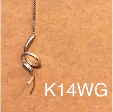 기간 한정 가격 인하 K14WG 나선형 귀걸이 한쪽만 꼬임 귀걸이