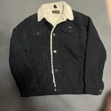 Wrangler Nano Universe 코듀로이 자켓 블랙
