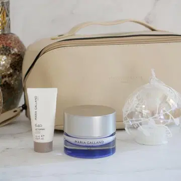 MARIA GALLAND 멀티 코스메틱 파우치 베이지