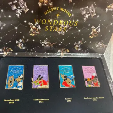 미키마우스 핀 배지 세트