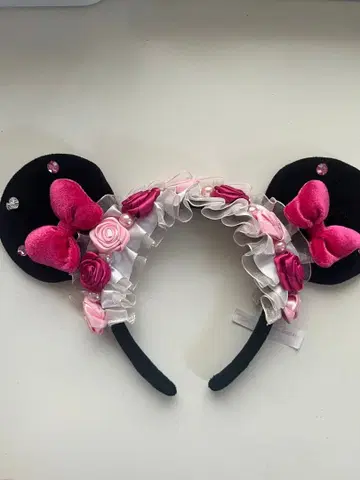 미니 머리띠 꽃 장식 포함
