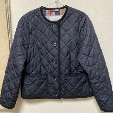 매킨토시 철학 블랙 퀼팅 나일론 자켓