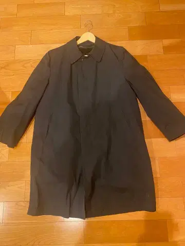 80s' 런던포그 스텐카라 코트 패턴 블랙 라이너 포함