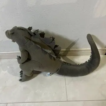 고질라 봉제 인형 중형 그레이