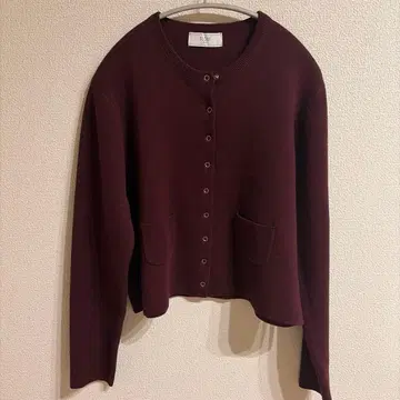 SLOVEIENA 코튼 더블 페이스 가디건