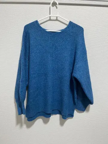 lepsim 사이드 슬릿 파랑 니트 스웨터 FREESIZE