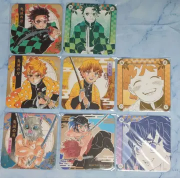 귀멸의 칼날 원화전 아트 코스터 카마보코대 탄지로 젠이츠 이노스케