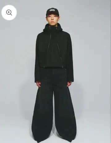 GOAT ESSENCE Melton Hooded Jacket 블랙