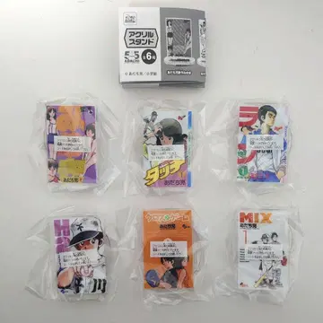 아다치 미츠루 작품 코믹 표지 컬렉션 아크릴 스탠드 전 6종 컴프 세트