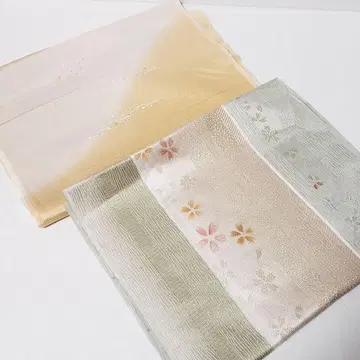 (0818) 오비 장식 천 2점 묶음 판매 기모노 일본 의류 잡화
