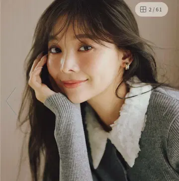 내추럴 뷰티 베이직 2way 칼라 페플럼 니트