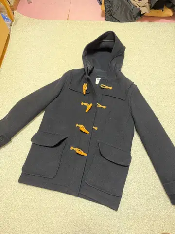 MHL. 블랙 더플 코트