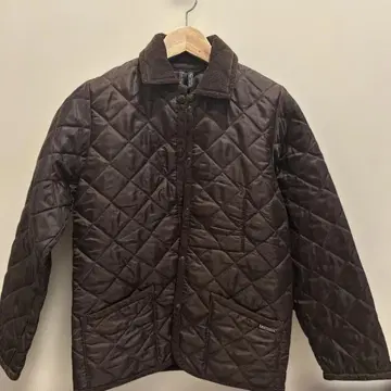 다크 브라운 퀼팅 자켓