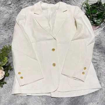 [ DANAPARIS ] 아이보리 더블 브레스트 테일러드 자켓 13호