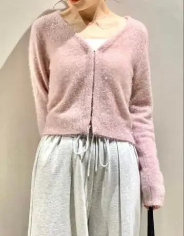 FRAY I.D 필름 페더 가디건