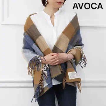 AVOCA 아보카 체크 무늬 담요 아일랜드제 무릎 담요 스톨