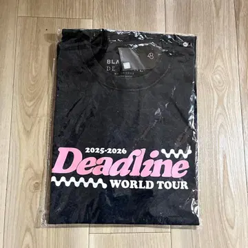 BLACKPINK DEADLINE 공식 티셔츠