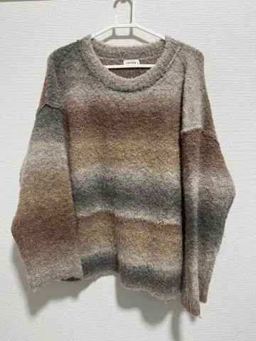LEPSIM 긴팔 니트 브라운 계열 FREESIZE