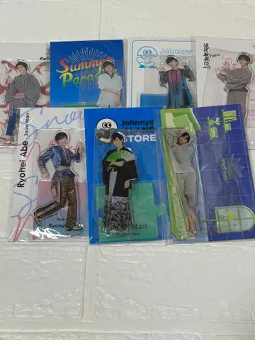 SnowMan 아베 료헤이 아크릴 스탠드 세트