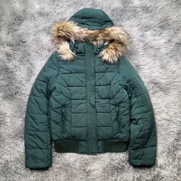 아메리칸 이글 다운풍 숏 자켓 M 모스그린 캐주얼