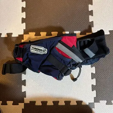 YURENIKU 바디백 네이비/레드