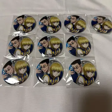 헌터헌터 등 맞대고 레오리오 크라피카 10개 캔뱃지