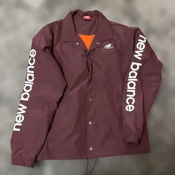 새상품급 new balance 버건디 나일론 자켓 S