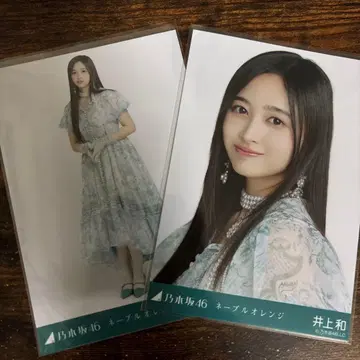 노기자카46 이노우에 와카 네이블 오렌지 브로마이드 세미 컴프