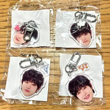 treasure 지훈 얼굴 아크릴 키링 희로애락