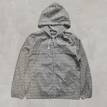 00's 캐주얼 블루종 체크 무늬