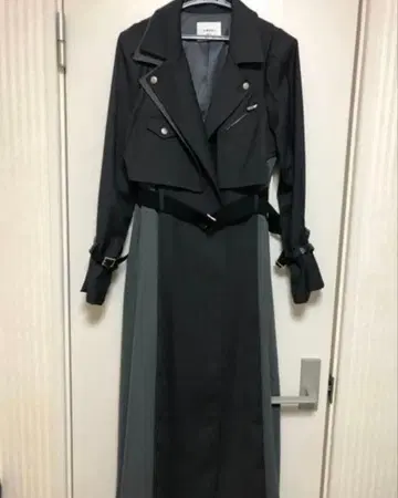 AMERI 롱 라이더스 코트 RIDERS DETAIL COAT