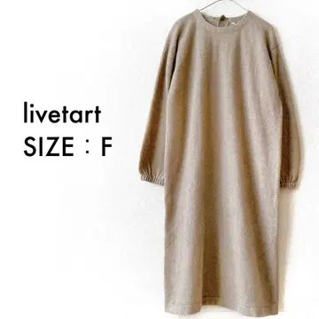 BEARDSLEY livetart 퍼 니트 튜닉 원피스