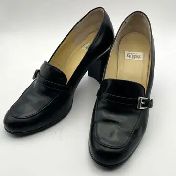 [ 히미코 ] elegance 블랙 로퍼 펌프스 24.5cm