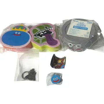 드래곤 퀘스트 잡화 세트 스펀지 후드 컨테이너 지우개 키링