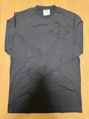 Y-3 블랙 긴팔 티셔츠