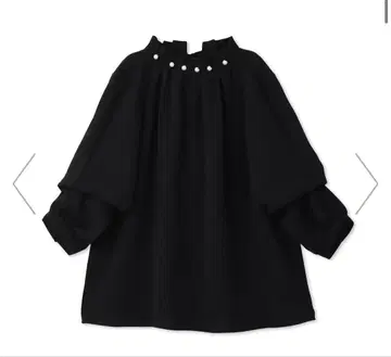 [새상품] 펄 블라우스 블랙