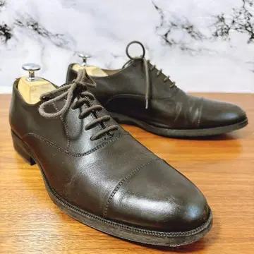 잔카를로 모렐리 스트레이트 팁 비즈니스 슈즈 브라운