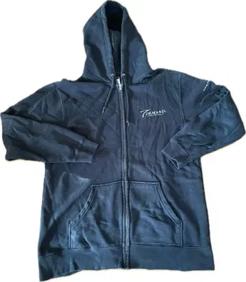 T-DEMAND 풀 집업 후드티 XL 블랙