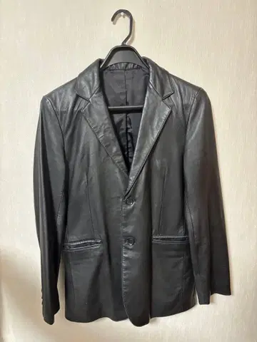 DoMoN M 블랙 가죽 자켓