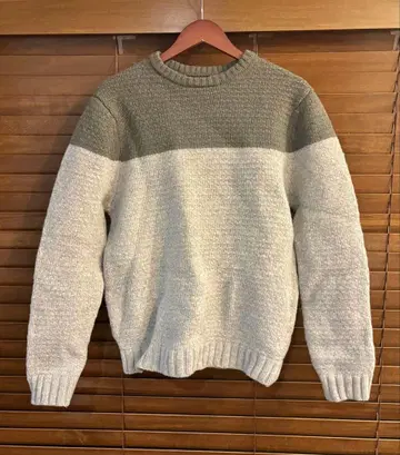 SATURDAYS SURF NYC 스웨터 M 화이트 그레이 카키