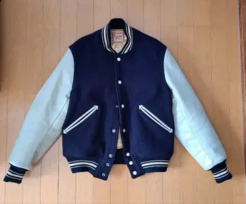 구 리얼맥코이 McCoy Sportswear 바시티 자켓 사이즈 38